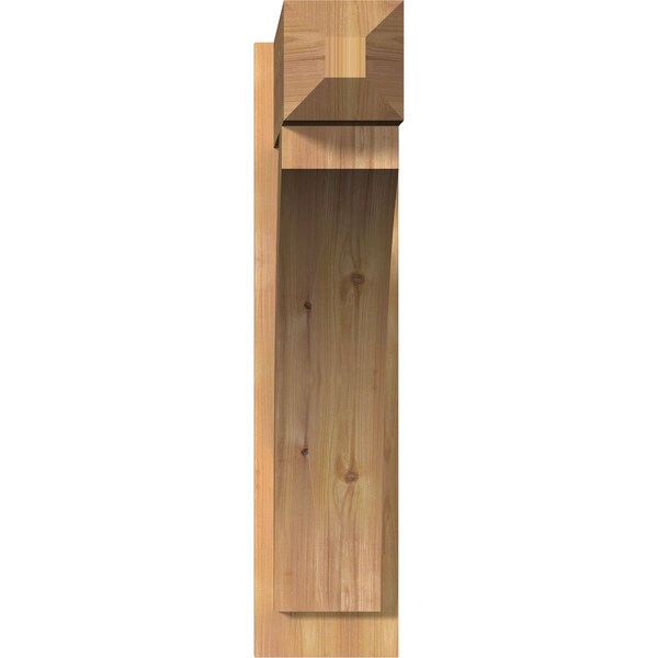 Thorton Smooth Craftsman Outlooker, Western Red Cedar, 7 1/2W X 28D X 32H